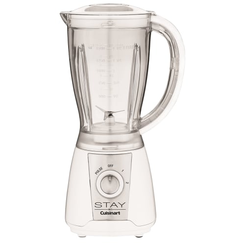 Licuadora STAY by Cuisinart, Jarra de 48 oz, Blanco y Acero Inoxidable